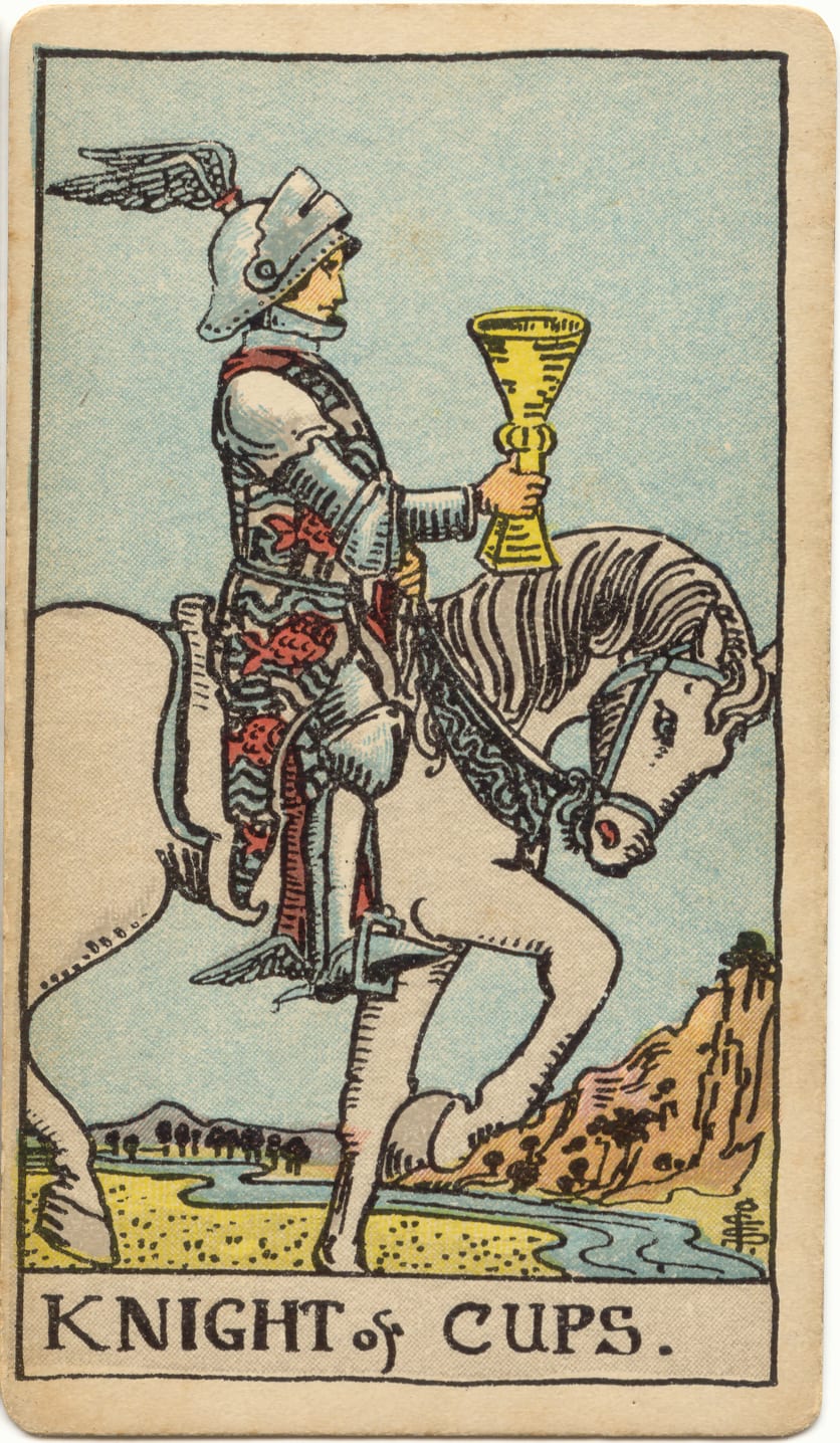 Kupaların Şövalyesi Tarot Kartı